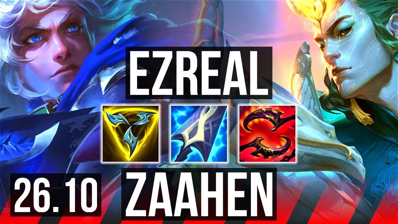 EZREAL vs ZAAHEN (TOP) | 70K damage | EUW Master | 26.10