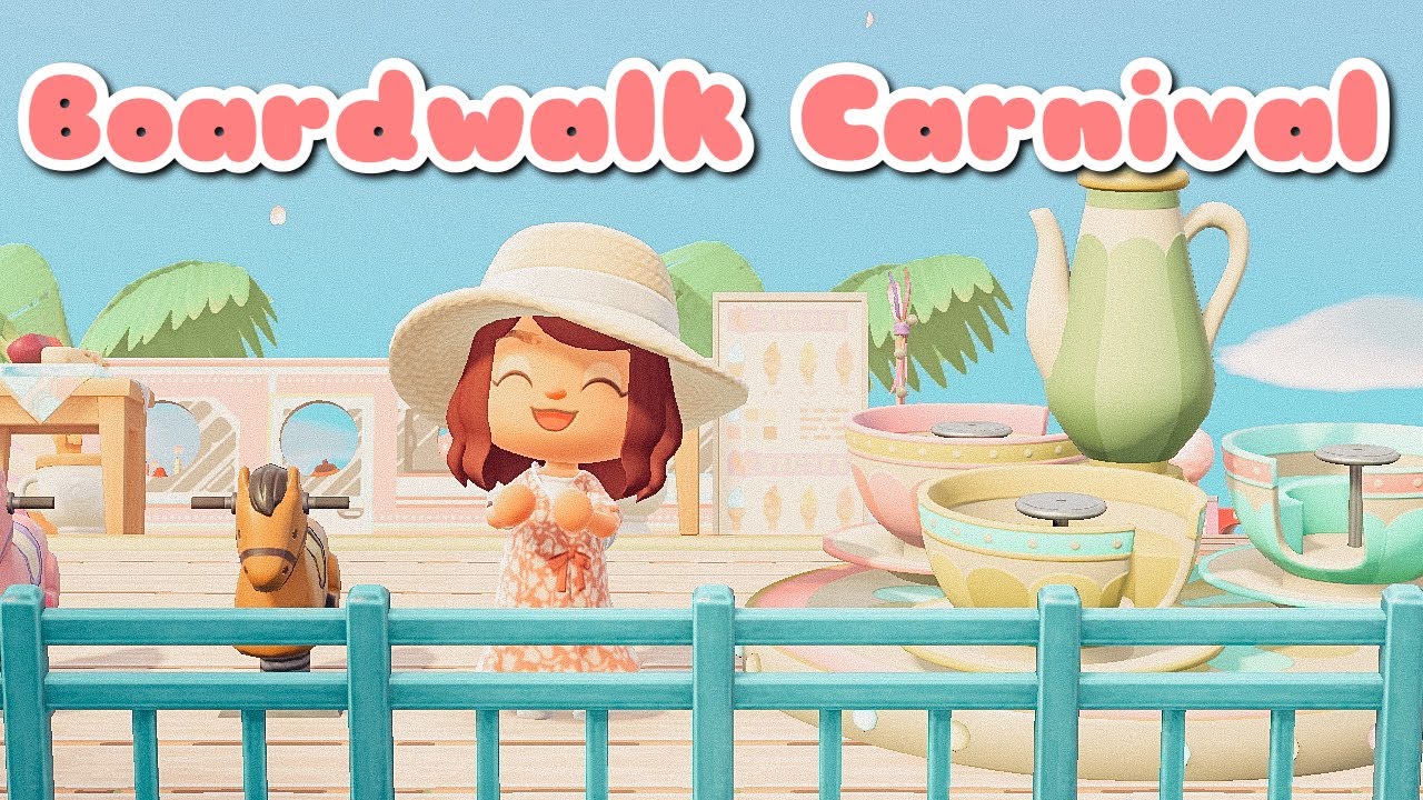 Boardwalk Carnival Build🎡 🎠 | Animal Crossing New Horizons