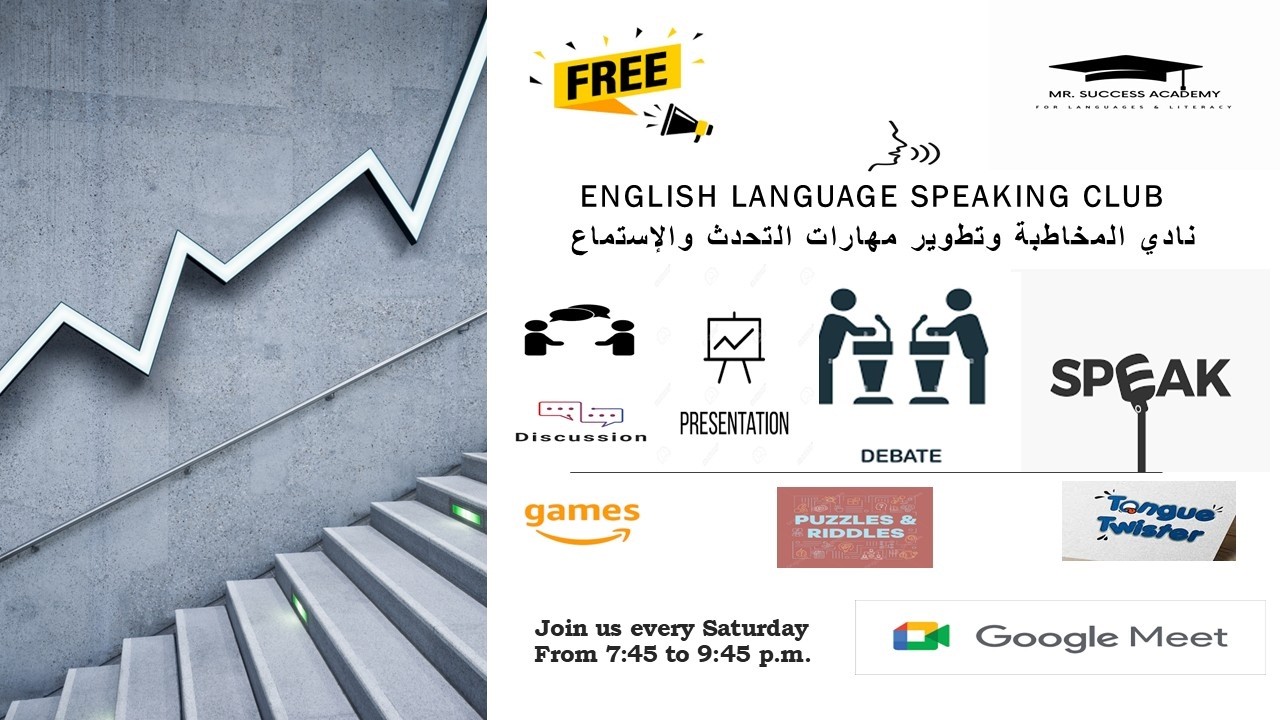 Mr. Success Academy English Speaking Club. Our 31st session.