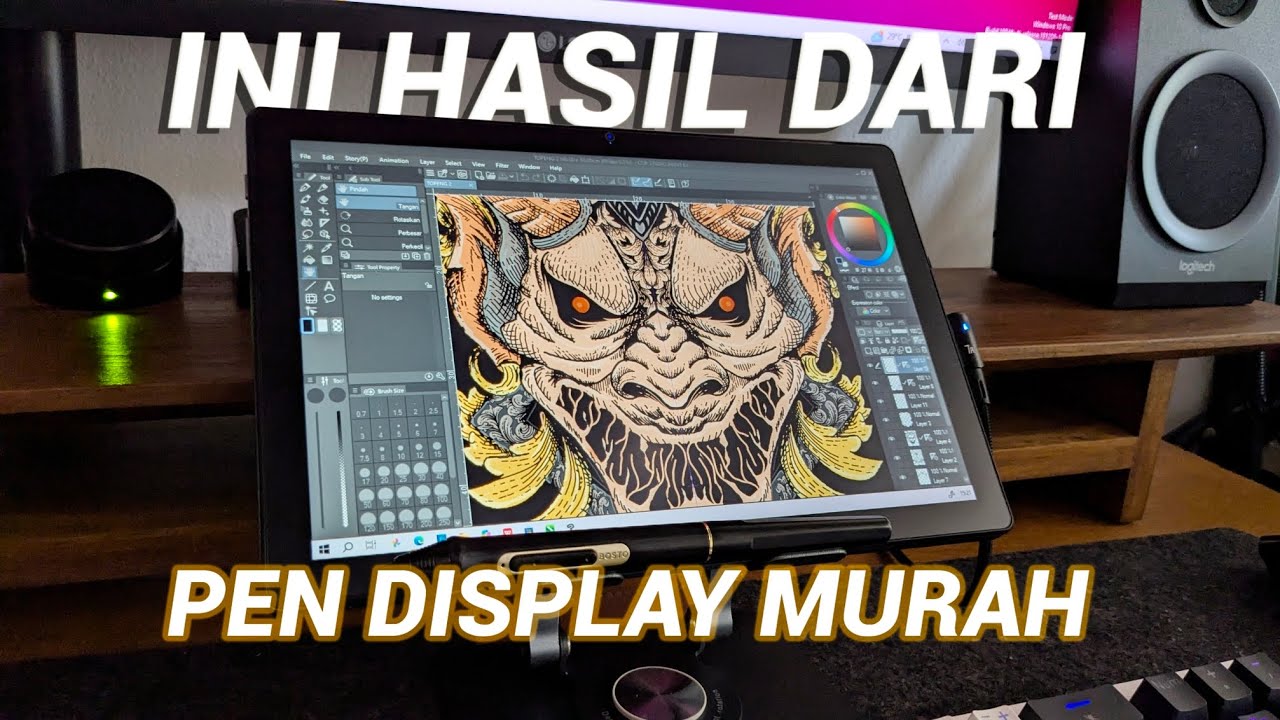 hasil dari pen display BOSTO BT-101A #geometryide #pendisplay #artwork #art #gambar #ilustrasi 