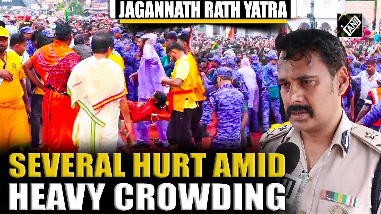 Several devotees reportedly injured amid massive crowd at Puri Jagannath Yatra