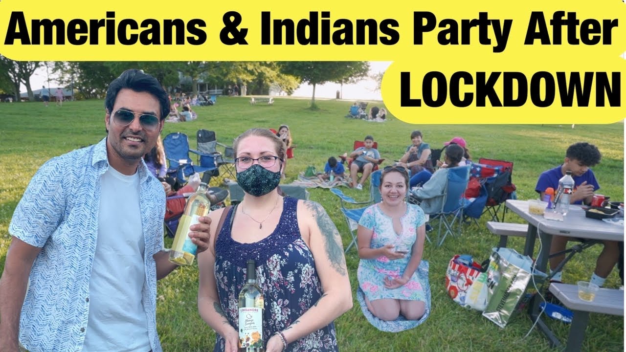 Americans And Indians Party After Lockdown | Indian Vlogger In America | Hindi Vlog