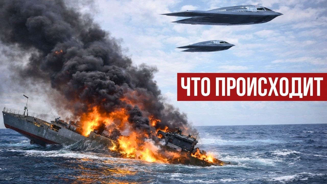 Корвет отправлен ко дну! B-2 и новые Tomahawk бьют по Ирану