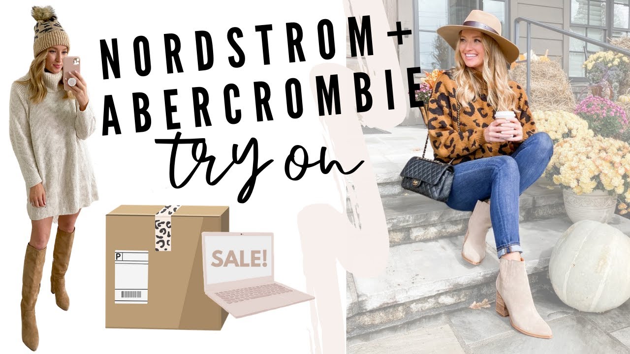 12 Casual Outfits | Nordstrom and Abercrombie Try On Haul