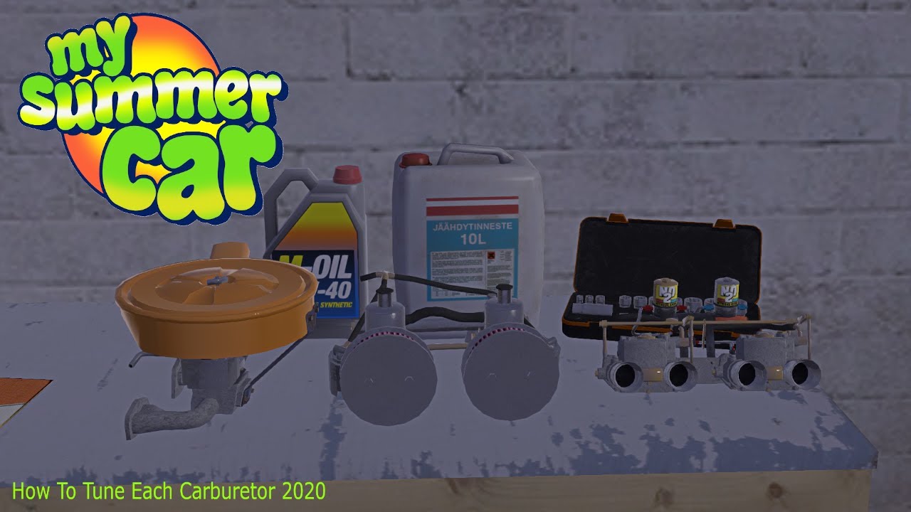 My Summer Car - How To Tune Each Carburettor 2020 (Tutorial)