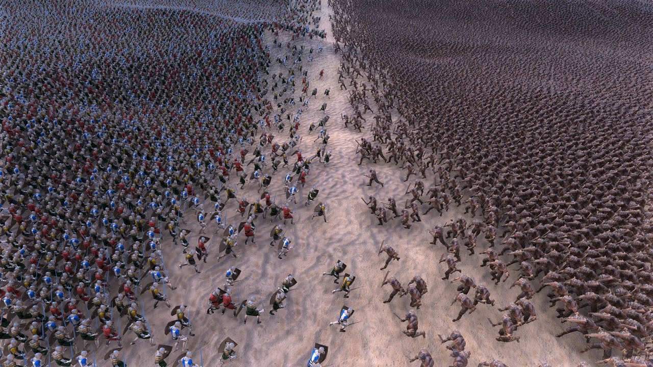 30.000 ORCS vs 30.000 FOOTMEN - Ultimate Epic Battle Simulator