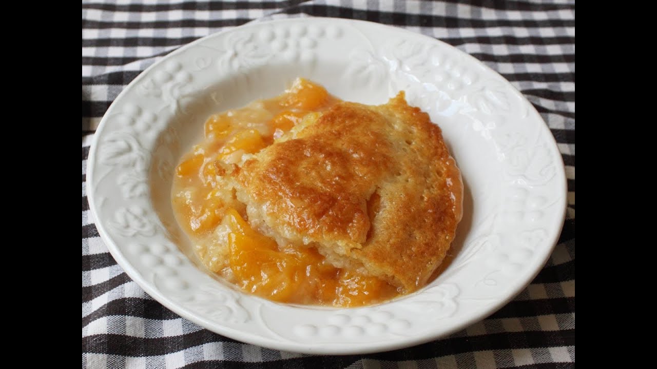 Peach Cobbler Recipe - Summer Peach Dessert Special!