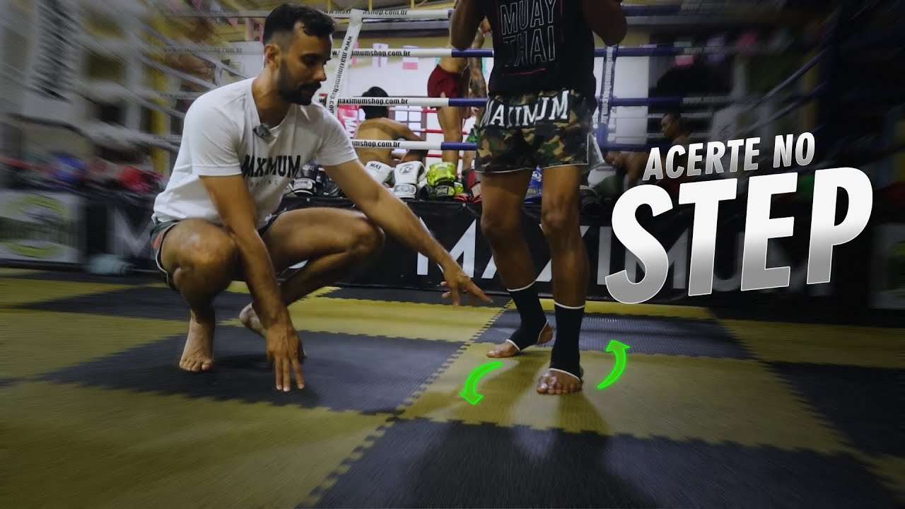 COMO FAZER O STEP NO MUAY THAI  | DICAS DO MESTRE MANOP E LEANDRO LUONGO  | MAXIMUM BOXING