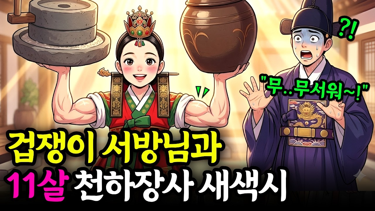11살 천상선녀 며느리가 알고 보니 천하장사?! 조선을 뒤흔든 역대급 사기 결혼 | 옛날이야기 | 야담 | 오디오북 | 수면동화 | 민담 | 오디오북