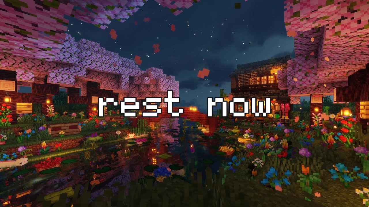 it was a hard week, you deserve to rest...(minecraft music + ambience)
