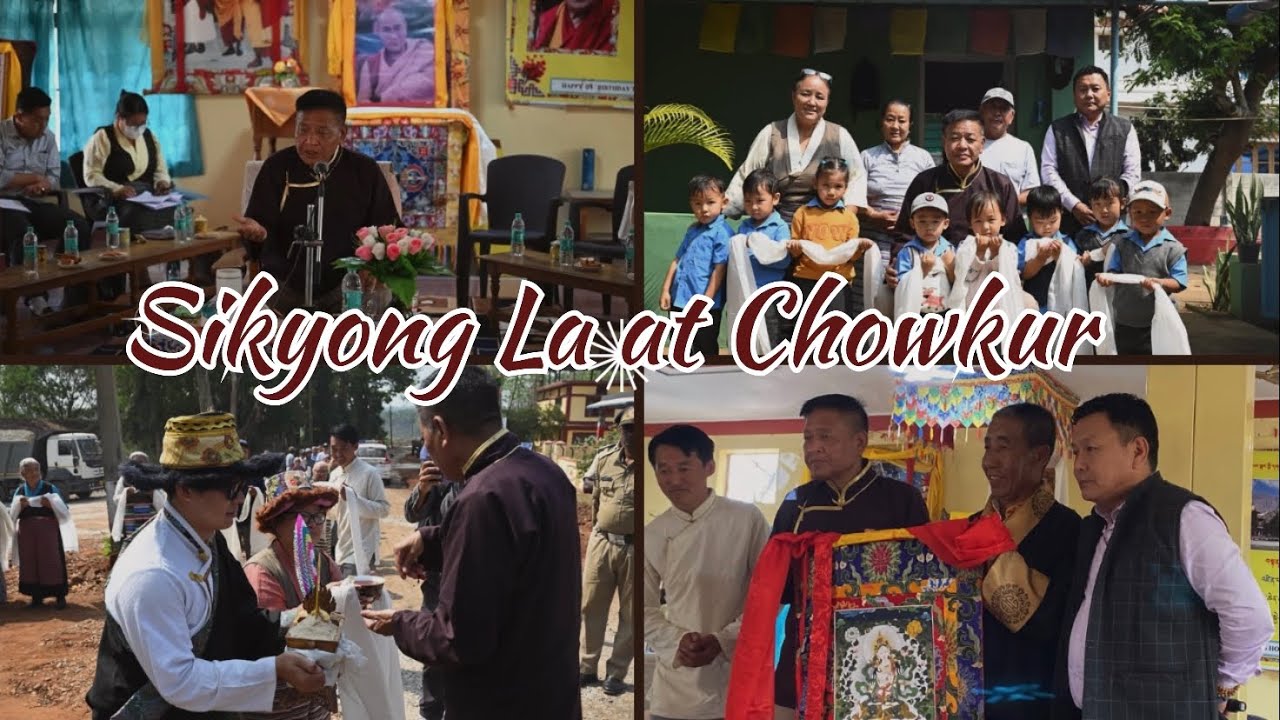 Welcome Sikyong Penpa Tsering La TO Chowkur,Tibetan settlement.(20/02/2025) #tibetanyoutuber