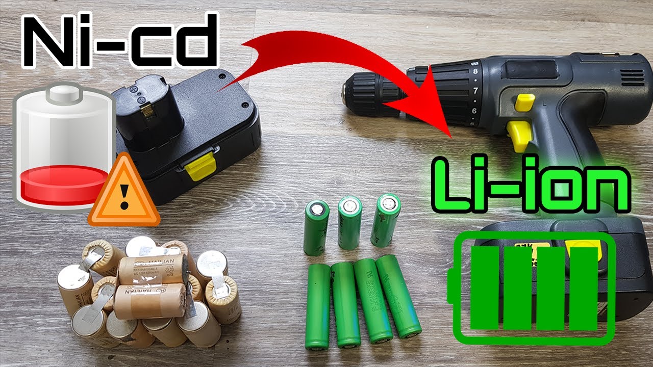 Réparer une vielle batterie de perceuse +200% d'autonomie