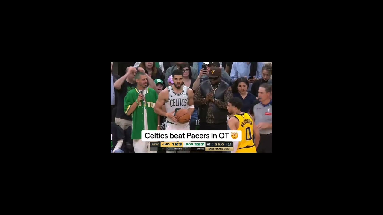 Wild Ending.. Jaylen Brown  push to overtime comeback for the win.🏀🏀🏀
