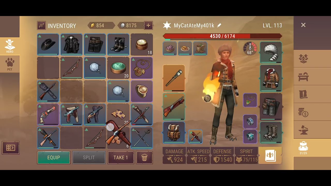 Westland survival canyon trials thru lvl 28