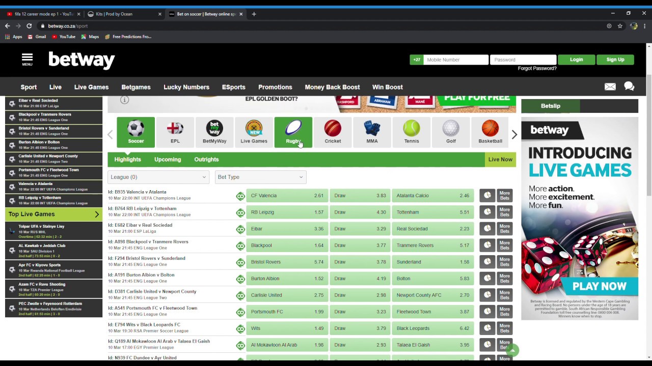 Betway tutorial for beginners