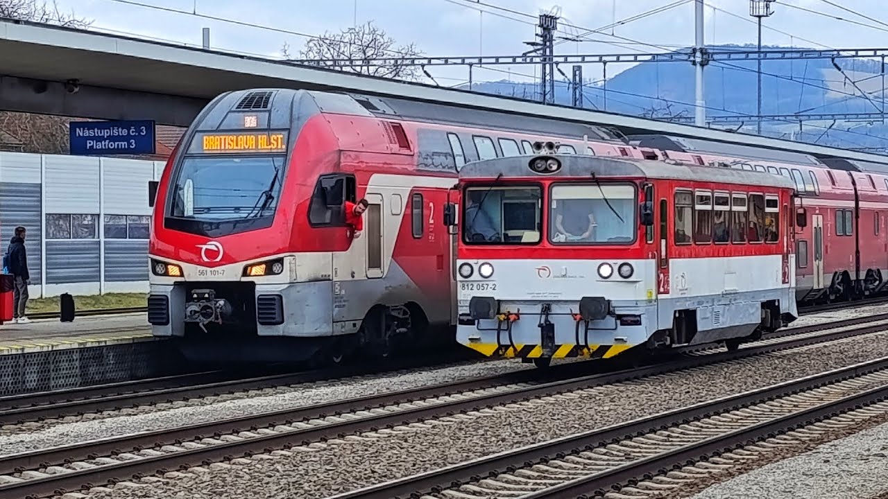 Vlaky Trenčín 8.2.2026