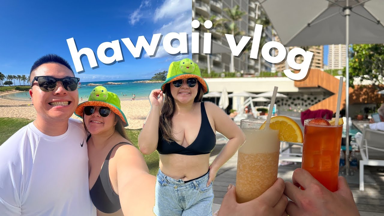 2024 OAHU HAWAII VLOG 🏝️✨ (matthew’s birthday, aulani, the north shore, & lots of food!! 😋)