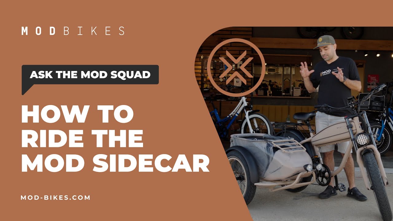 How to Ride the MOD SideCar &ndash; Beginner Guide Video Launch 🚲🐾