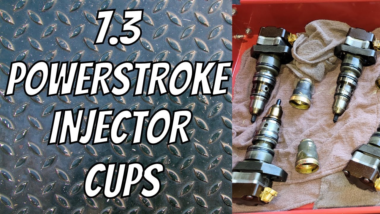 7.3 powerstroke injector cup removal and installation