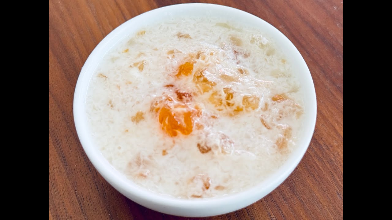 桃胶杏仁露 Peach Gum Almond Soup Dessert