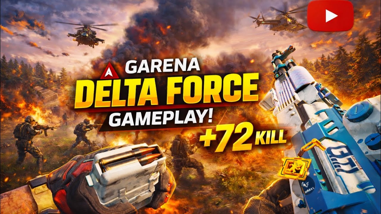 72 KİLL! Garena Delta Force full gameplay 