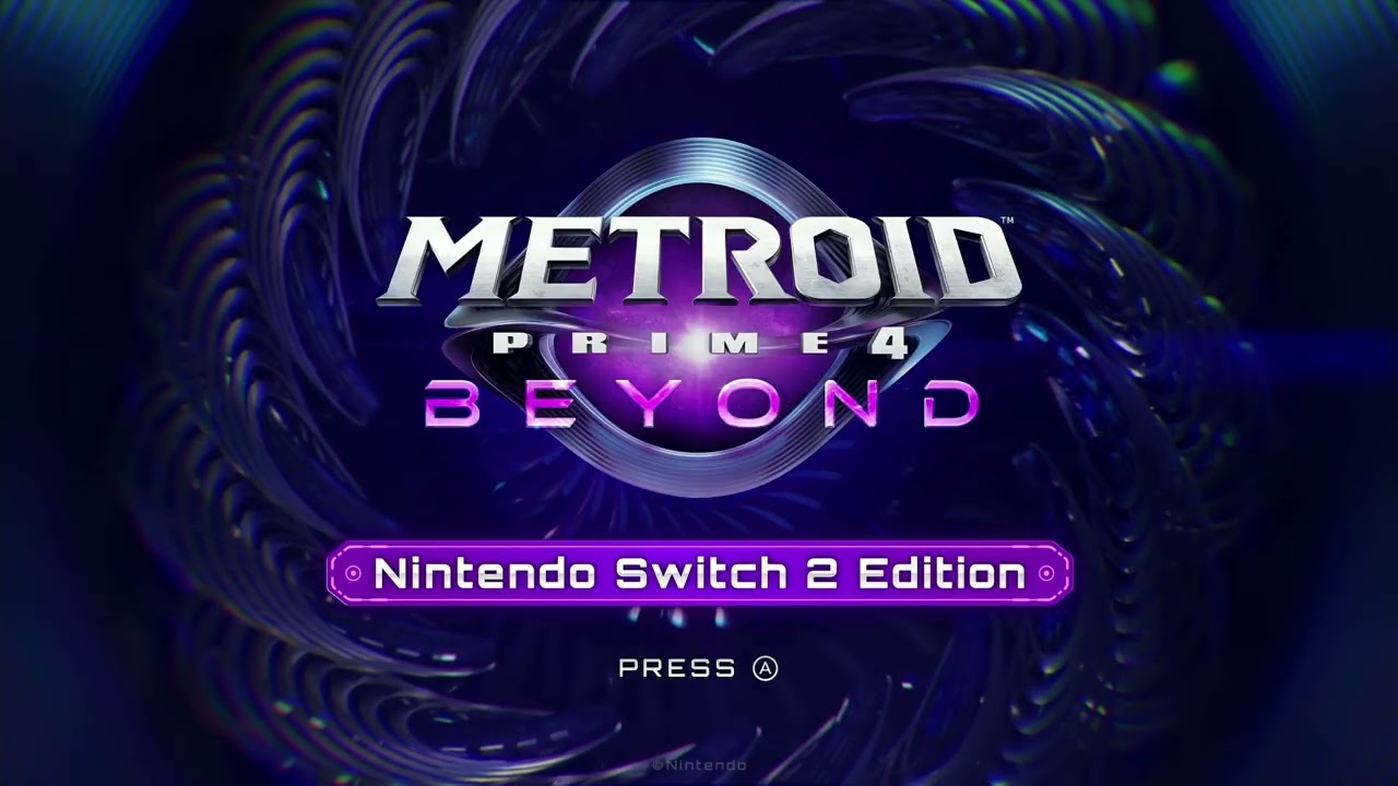 Metroid Prime 4: Beyond - Title Screen & Main Menu with Music #metroidprime4beyond