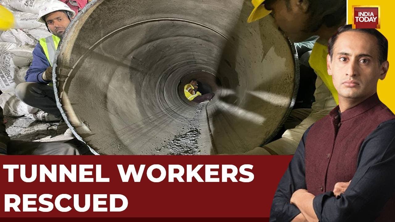 Uttarkashi Tunnel Latest Update News LIVE: Workers Out |  First Ambulance leaves Tunnel Site