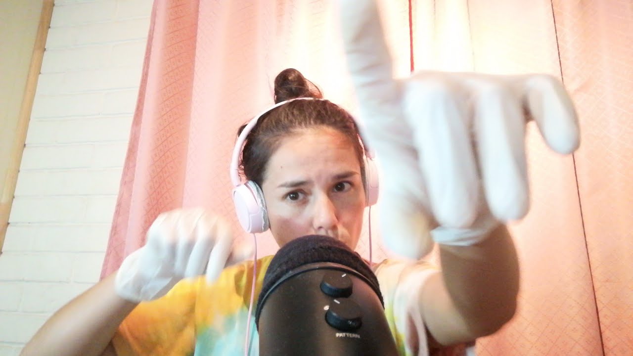 ASMR Fast and Aggressive/ Rápido y Agresivo con guantes de latex/ Mouth Sounds ✌🏻😉 #asmr #relaxing