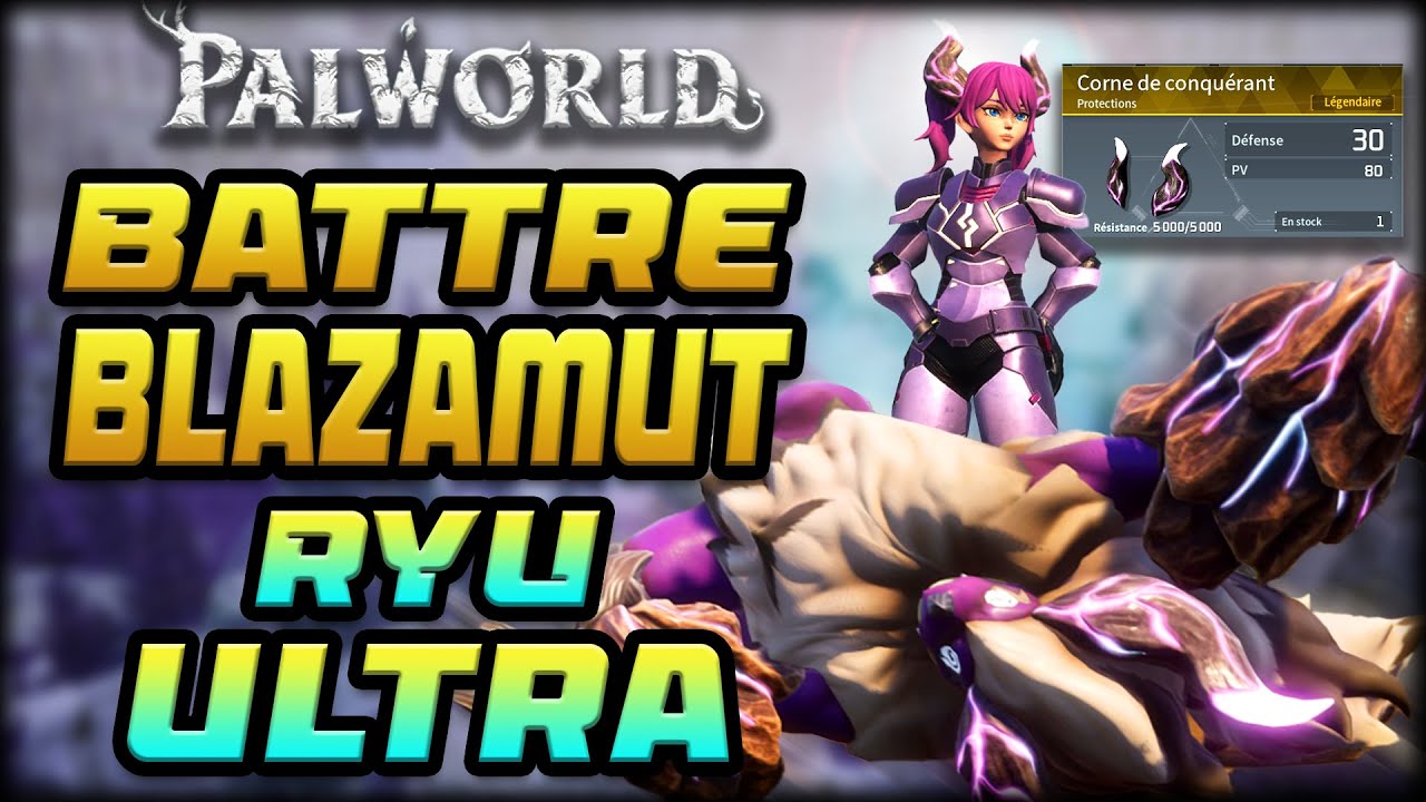 Comment battre Blazamut Ryu Ultra FACILEMENT ! | Palworld FR