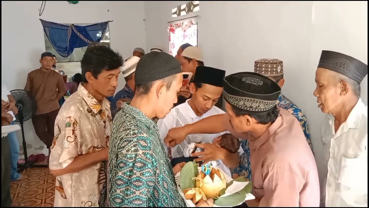 HAJITI/ARIF Tepung Tawar anaknya ke 1