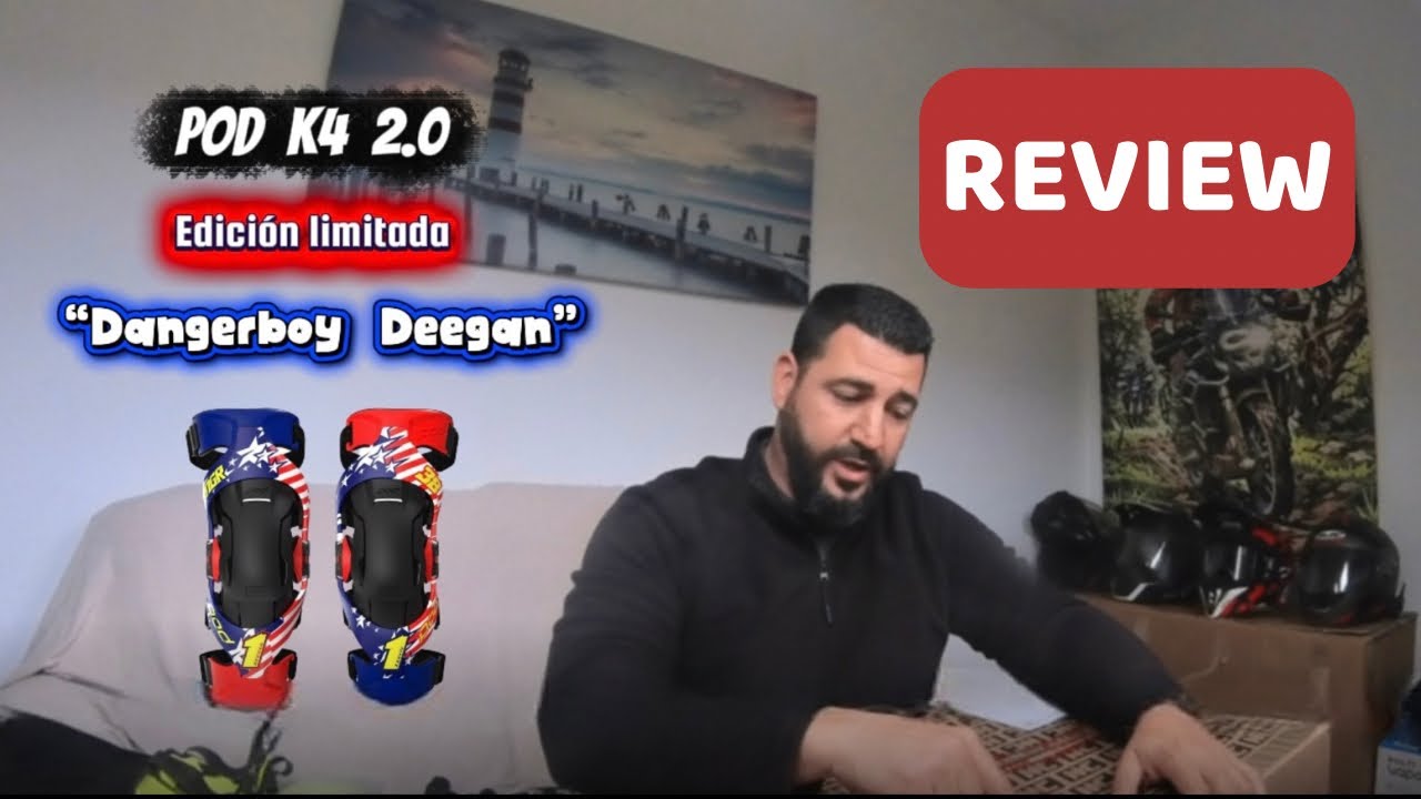 POD K4 2.0 | Review HONESTA 🔥 ¿Las mejores rodilleras para motocross y enduro? 