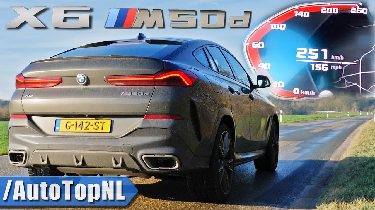BMW X6 M50d G06 | 0-251KMH / 0-156MPH | ACCELERATION & TOP SPEED Dragy GPS by AutoTopNL