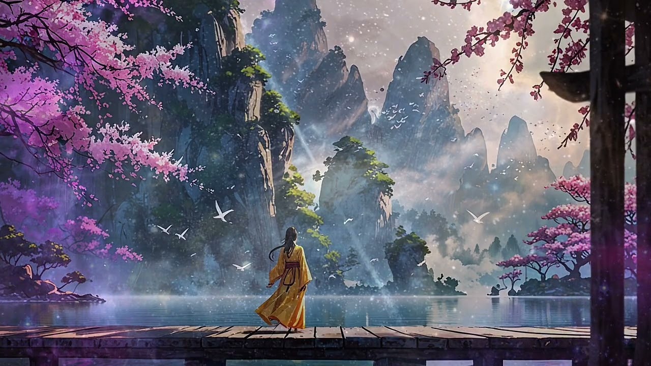 Ancient Guzheng Melodies with Bamboo Flute for Balance
