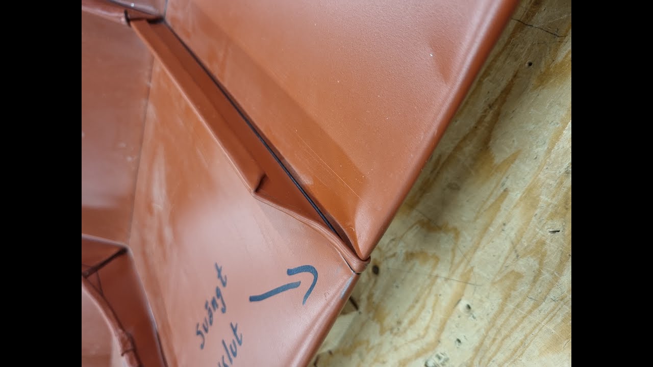 Svängt avslut bandtäckning