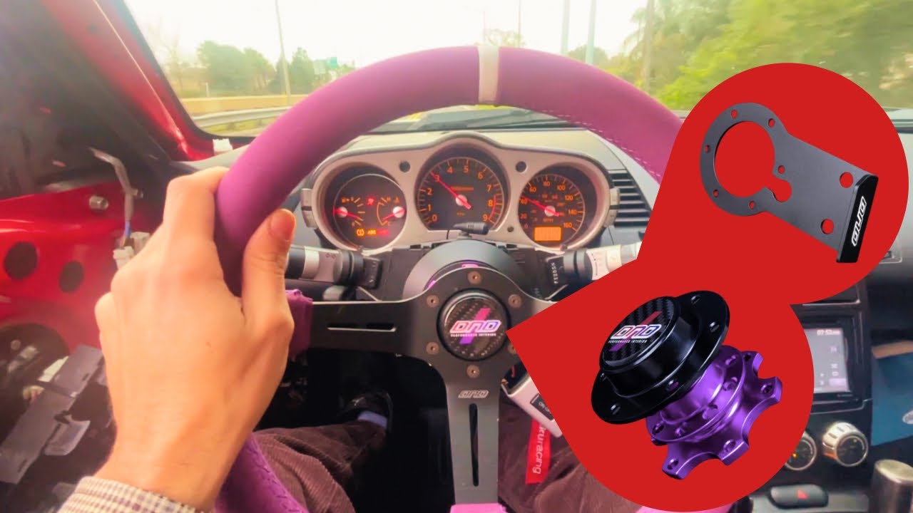 DND Quick Release, Race Wheel & Cruise Control Relocation Kit 350z Install & Review