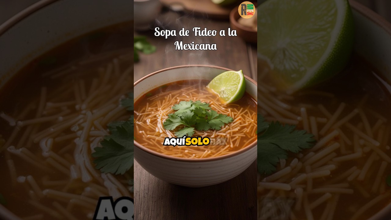 RECETA SOPA DE FIDEO | SOPAS DE MÉXICO | UN VIAJE CON CUCHARA EN MANO | 
