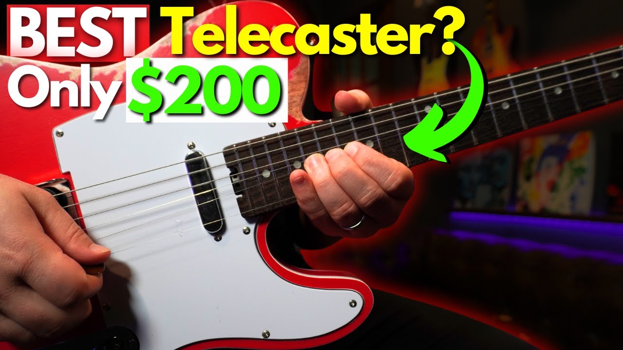 Budget Telecaster Better than a Fender Custom Shop? BEST Cheap Guitar?!