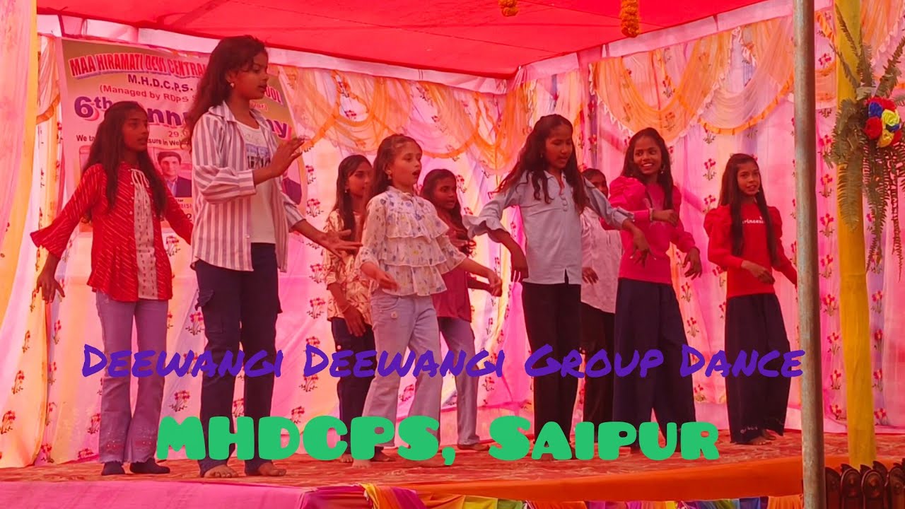 Deewangi Deewangi Group Dance #rdps #school #siwan #education #studymotivation