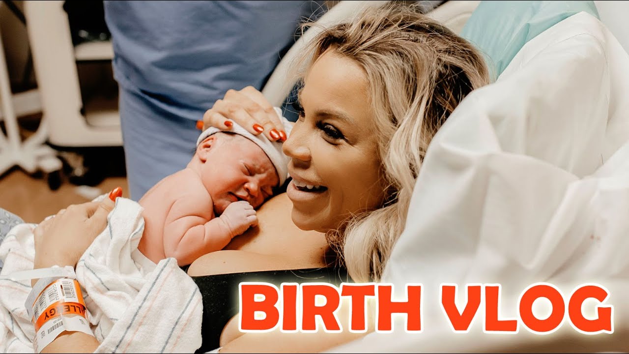 Birth Vlog | High Risk Pregnancy | Cord Around Neck | Lauren Drain