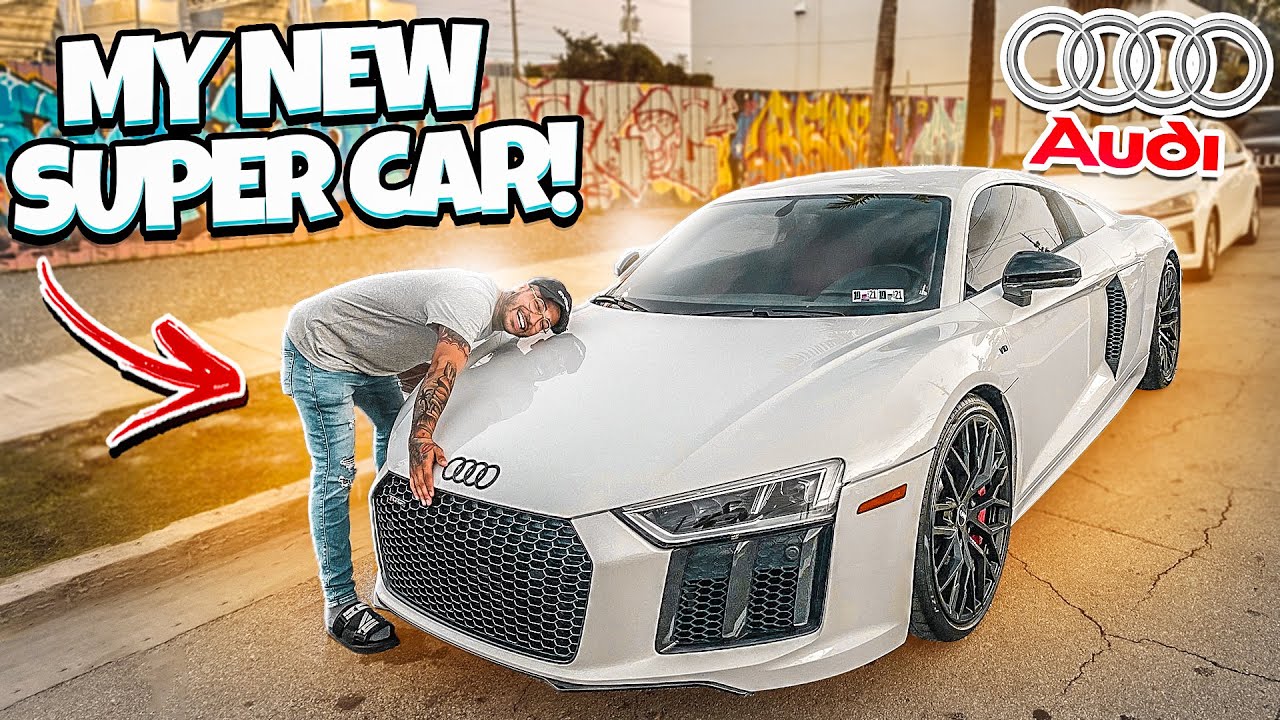 FINALLY PICKING UP MY BRAND NEW SUPERCAR ! ( AUDI R8 V10 ! ) | BRAAP VLOGS