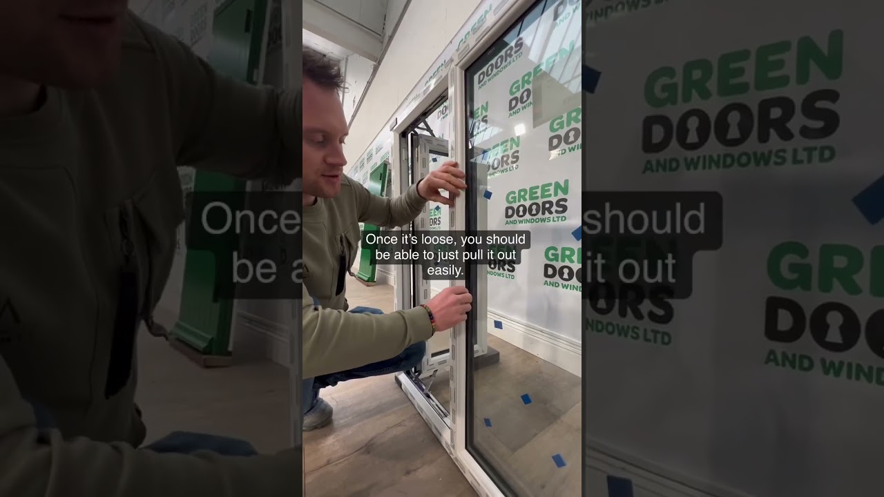 How to change the window / door glazing