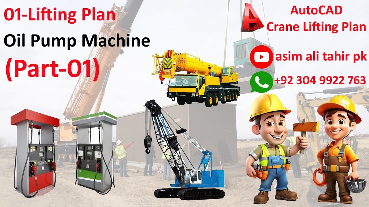 1st-Lifting Plan (Part-01) For Installation Of Oil Pump Machine Urdu/Hindi