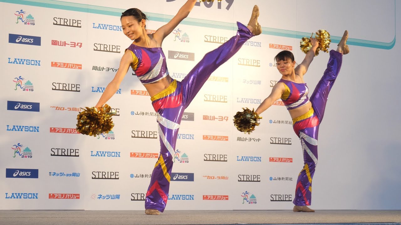 創志学園高校ダンス部②　おかやまマラソン2019