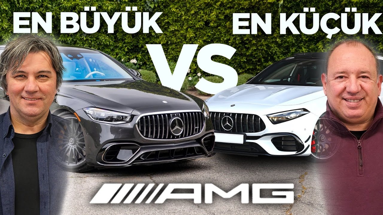 En küçük AMG ve en büyük AMG karşılaştırma! Mercedes Benz S63 AMG ve CLA 45 AMG