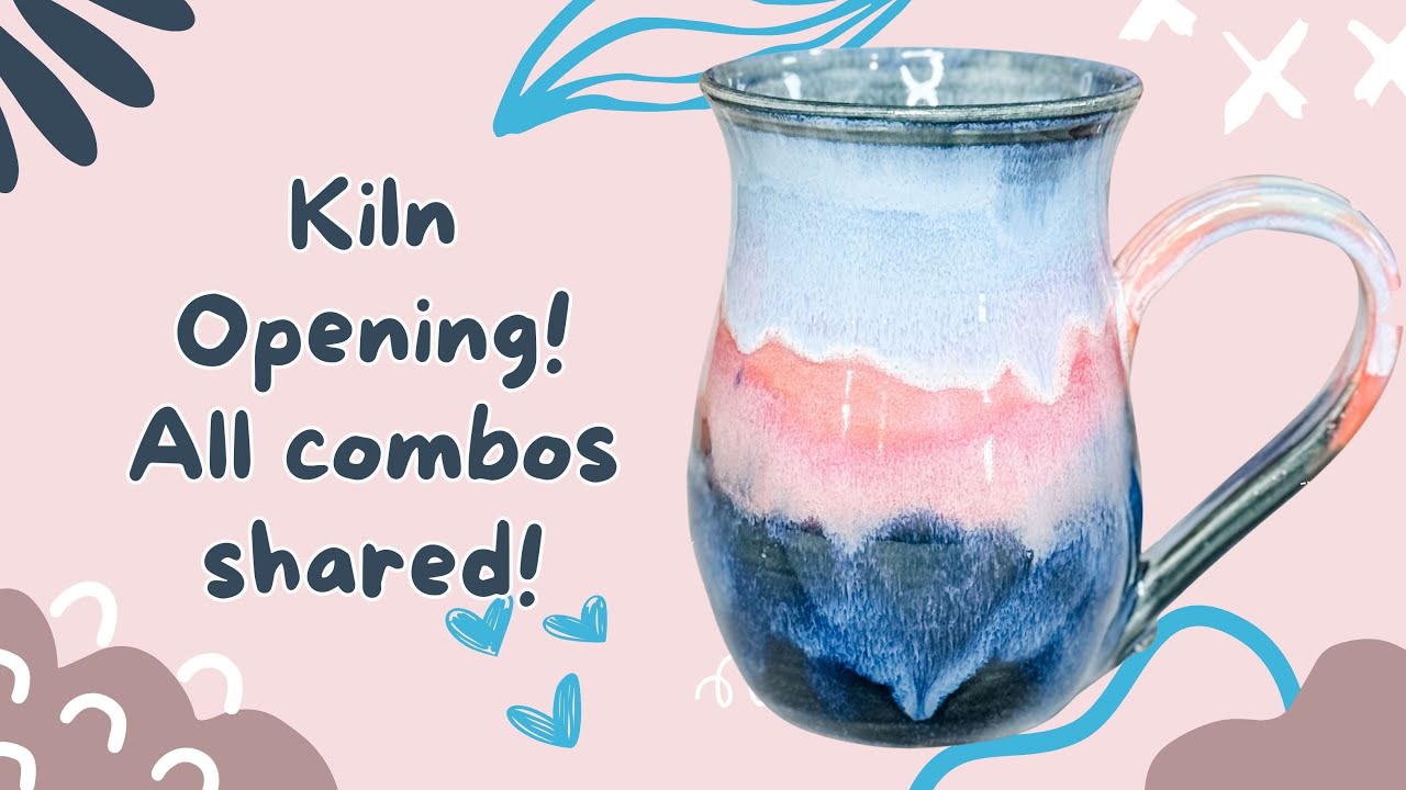 Kiln opening and stay tuned to the end for the tip of the week, glaze combos shared