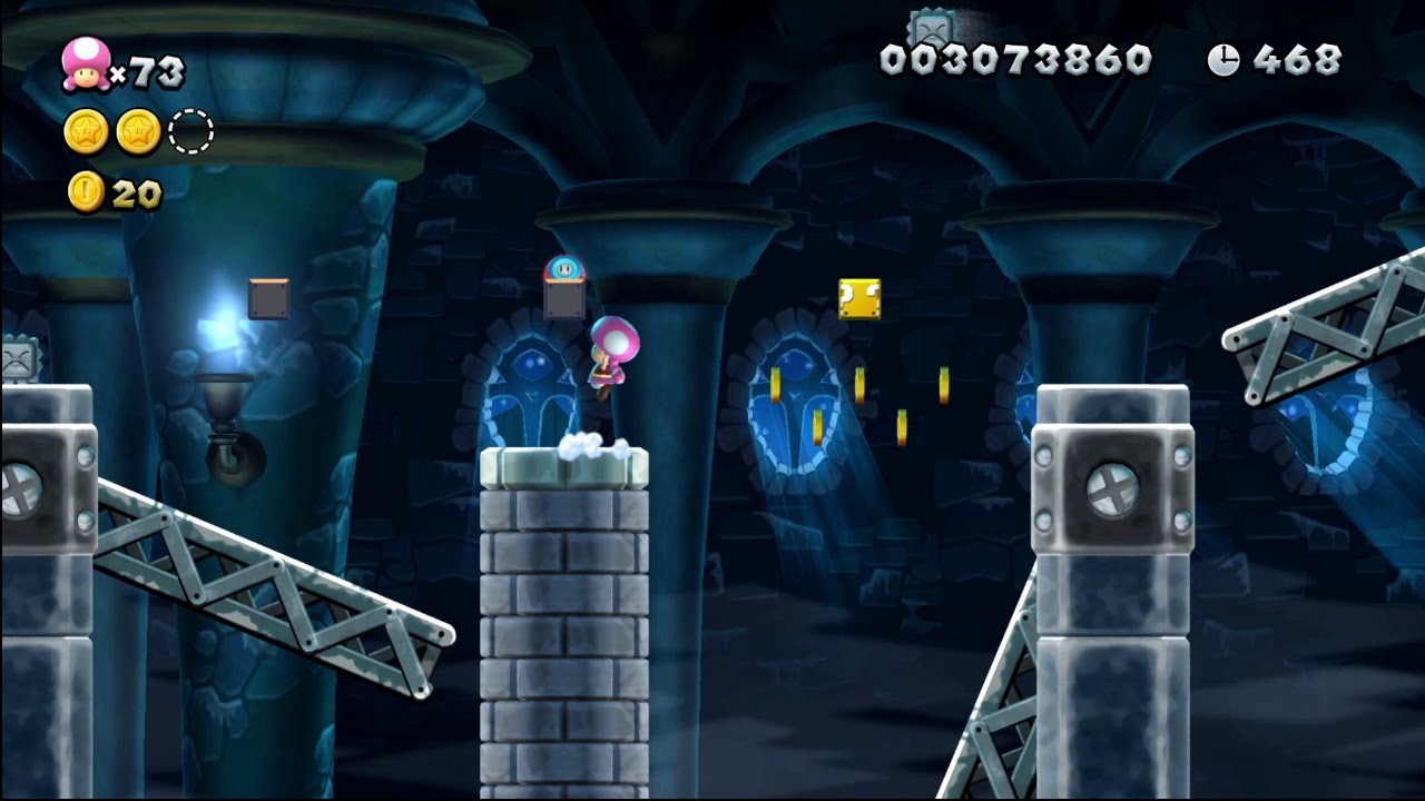 【NS】冰凍大地 4-城堡 三星幣 【Mario U】 New 超級瑪利歐兄弟 U 豪華版