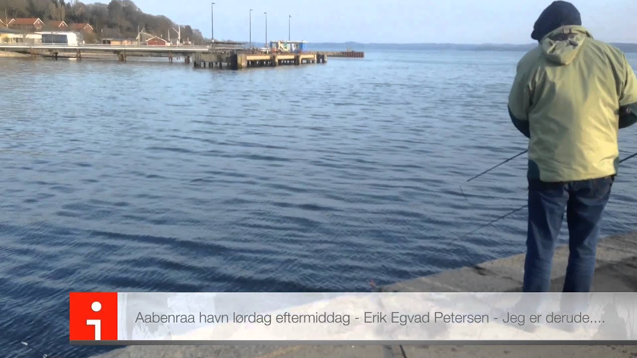 Aabenraa Havn med sandorm lørdag eftermiddag