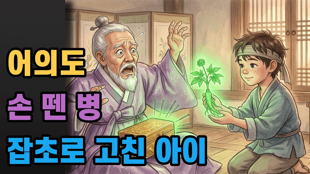 어의(御醫)도 포기한 환자를 '잡초'로 살려낸 정체불명의 소년? | 야담 오디오북 전설 민담