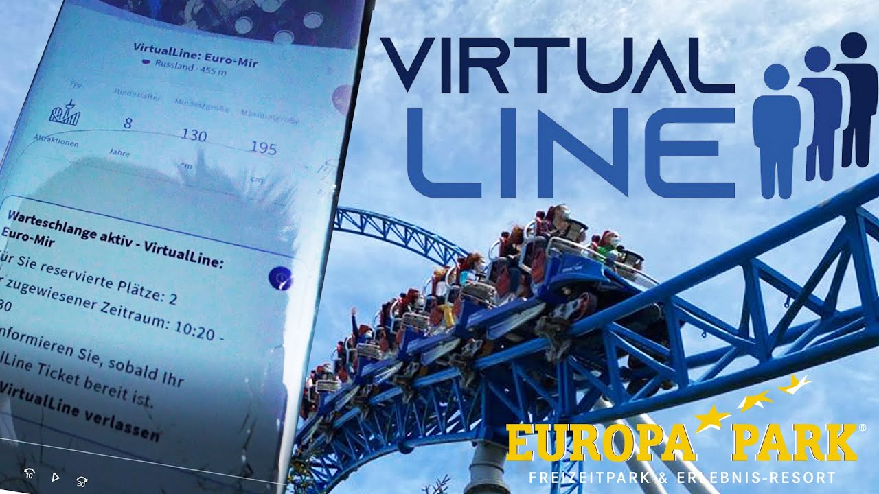 Europapark - VirtualLine. Schneller durch den Park ohne Wartezeiten!