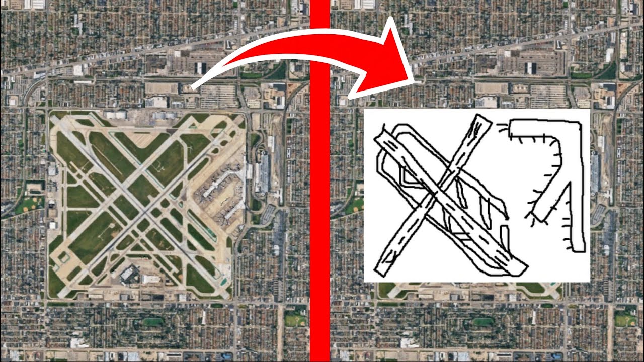 I Attempted to DRAW Airports From MEMORY